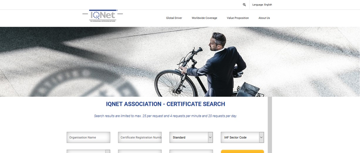 IQNET Webinar: Database Tutorial